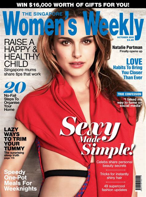 Updated on sep 02, 2020. Natalie Portman - The Singapore Women's Weekly Magazine ...