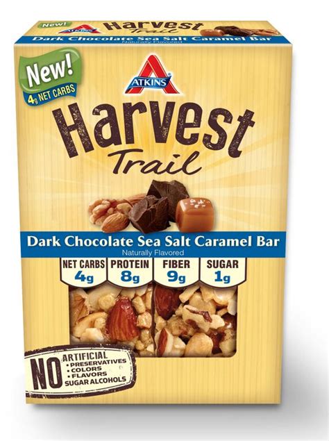 1 cup dates, pitted condiments 1/4 cup honey 1/2 cup peanut butter pasta & grains 1 1/4 cup oats oils & vinegars 1 tsp coconut oil nuts. Atkins Harvest Nutritional Bars Review - Low Sugar, High ...