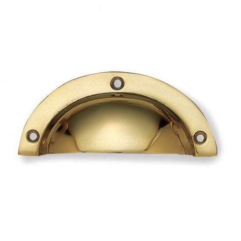 Large wardrobe cabinet brass half moon door handles. Half Moon Shaped Cup Handle - Polished Brass | Cup handles ...