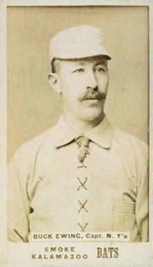 Buck ewing celebrity life and background check. 1887 Kalamazoo Bats Buck Ewing #16 Baseball Card Value ...