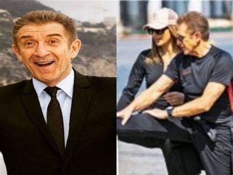 Tutti i giorni dieta e attività fisica. Ezio Greggio e Romina Pierdomenico: coccole e baci a ...