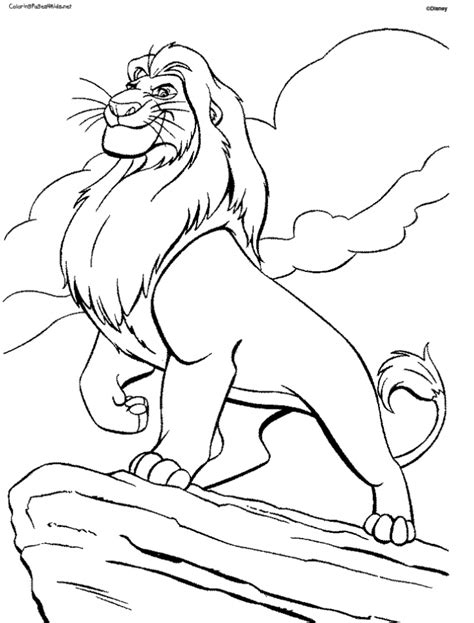 Disney characters like simba and mufasa have contributed in increasing the popularity of lion coloring sheets among kids. 20+ Free Printable Lion King Coloring Pages ...