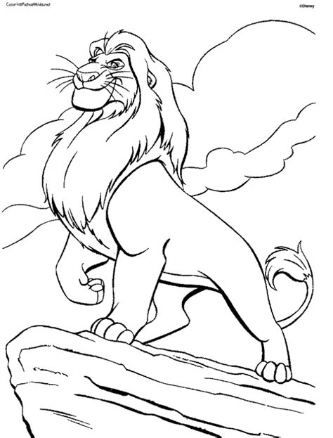 Disney characters like simba and mufasa have contributed in increasing the popularity of lion coloring sheets among kids. 20+ Free Printable Lion King Coloring Pages ...