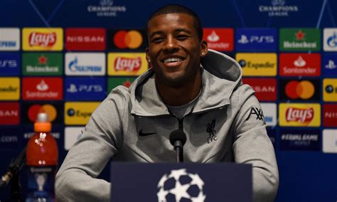 Midfielder, georginio wijnaldum, who also goes by gini, has been. Gini Wijnaldum on Ajax clash, Group D challenge and Van ...