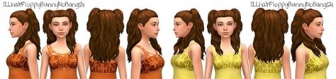 Partner site with sims 4 hairs and cc caboodle. Floppy Bunny Ears Half Up Half Down Series (Part 01) at SimLaughLove » Sims 4 Updates