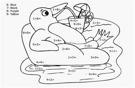 Kids have to add up or subtract numbers, as needed. Addition coloring pages to download and print for free