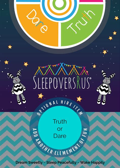 Dares are challenges that must be completed by the participant that they were given to. Truth or Dare Game - HIRE ONLY - Sleepovers R Us
