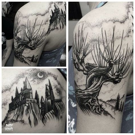 @ stag and castle tattoo #tattoo #ink #cincinnati #cincinnatitattoos #cincinnatitattooartist pic.twitter.com/zvzgsni5pm. Harry Potter tattoo! Womping Willow and Hogwarts! # ...