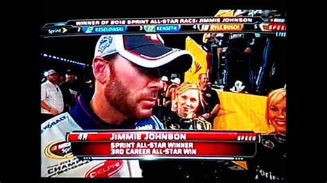 Remember, the entries nearest the top are the most recent ones. 2012 NASCAR Sprint All-Star Race - Victory Lane Jimmie ...