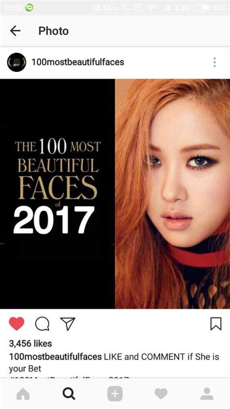 Which is the most beautiful one? VOTE BLACKPINK MEMBER ON 100 MOST BEAUTIFUL FACES 2017 ...