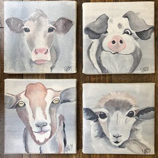 6 x 6 premium quality waterproof textured canvas material with uv coating to protect your prints from being easily scratched environmentally friendly sturdy frame made from 20 mm thick honeycomb paper board and 3 mm thick basswood plywood with a lighter feel We have canvas prints of my farm animals in 6x6 and 8x8! # ...