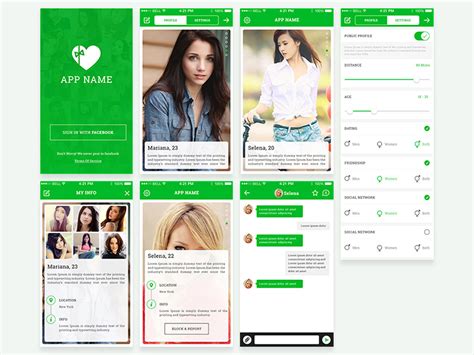 However, facebook does not just connect friends and families, it is also a platform where singles connect with. Dating App UI | Free PSD Template | PSD Repo