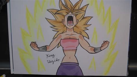 Today, we'll be learning <strong. Drawing Caulifla SSJ Dragon Ball Super - YouTube