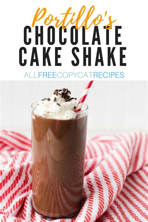 Grease the pans well with oil or butter. Portillo's Chocolate Cake Shake Copycat | Recipe ...