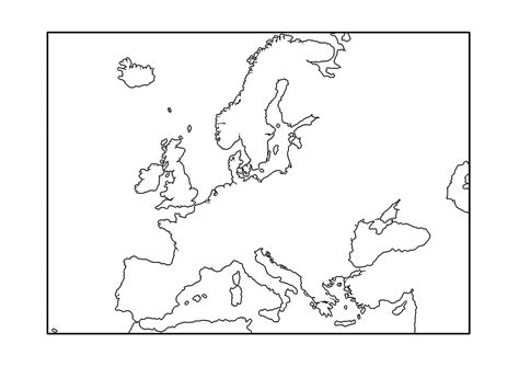 Europakarte din a4 zum ausdrucken. Ausmalbilder europakarte kostenlos - Malvorlagen zum ausdrucken - Page 3 sur 10 - AffeFreund.com