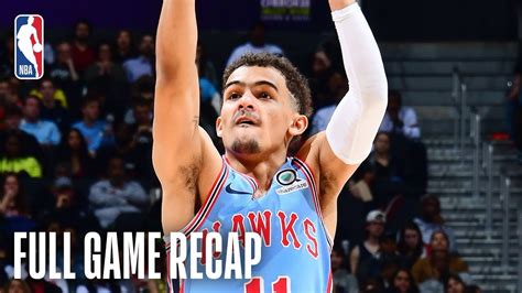 Links will appear around 30 mins prior to game start. NETS vs HAWKS | Trae Young Records First Career Triple ...