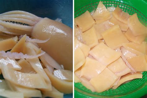 Sotong kembang selalunya ada dijual di pasar basah atau supermarket. resepi sambal sotong kembang 17 | KitPraMenulis