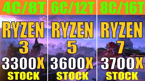 Amd are releasing five new cpus based on their latest zen 2 microarchitecture which delivers approximately 13% better ipc than the. RYZEN 3 3300X vs RYZEN 5 3600X vs RYZEN 7 3700X || PC ...