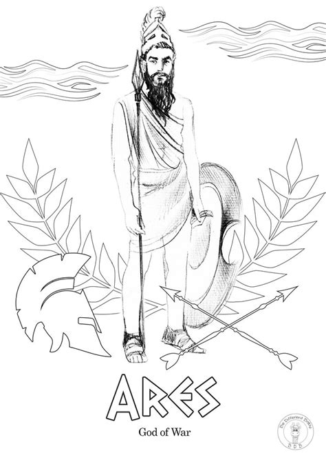 The coloring pages are especially designed to be used throughout the year at school. Greek Gods Coloring Pages | Be Different Baby | God ...