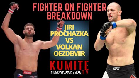 Born october 14, 1992) is a czech professional mixed martial artist and former amateur muay thai kickboxer who competes in the. Jiri Prochazka vs Volkan Oezdemir | Fighter On Fighter ...