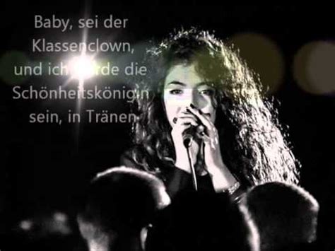 Why do the lyrics of tennis court mean? Tennis Court - Lorde deutsche Übersetzung - YouTube