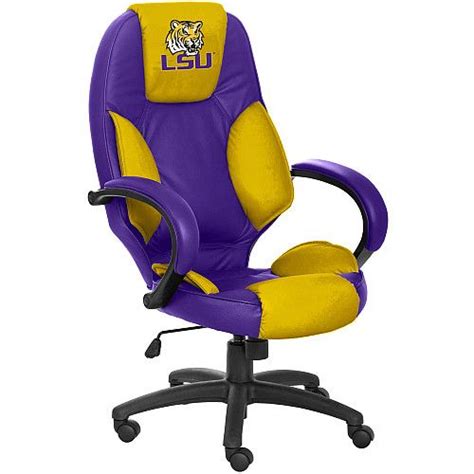 Comfortable desk chairs mean you can spend more time concentrating on work, rather than a pain in your back. Wild Sports Louisiana State Tigers Executive Office Chair ...