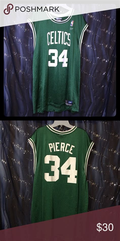 Pierce wanted to recognize everyone who i tried as long as i could!@paulpierce34 gets emotional at his jersey retirement ceremony. XXL Reebok Celtics Jersey | Jersey, Reebok, Paul pierce jersey