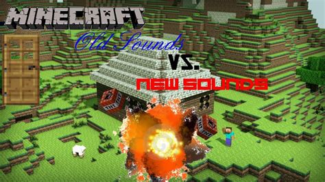 Minecraft old texture vs new. Minecraft: Old Sounds vs. New Sounds - YouTube