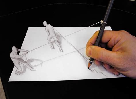 15 gambar sketsa bunga dari pensil yang mudah dibuat. INFORMASI UNIK DARI PENJURU DUNIA: ILUSI 3D DENGAN PENSIL ...