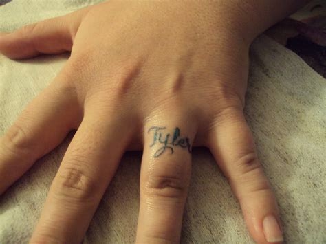 It is a good alternative because it looks kind of like a half finger, and if you're going for good luck, this could work well for you. Finger Tattoos - Page 2