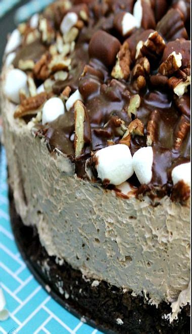 Stir in cocoa powder, if using. Mississippi Mud Pie No Bake Cheesecake | Recipe ...