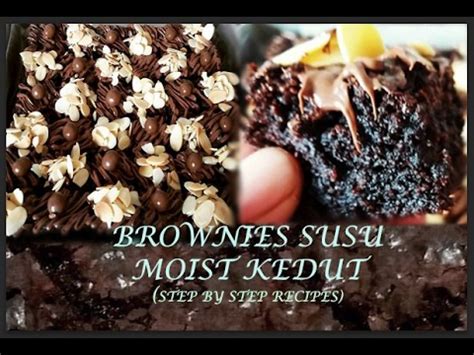 Brownies yang sedap sediit moist didalamnya. Resepi Brownies Kedut Chewy ( MESTI CUBA!!! ) - YouTube