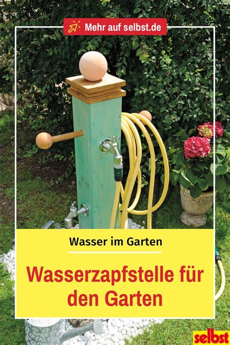 Die beliebtesten wasserhähne für den garten. Wasserzapfstelle für den Garten | selbst.de ...