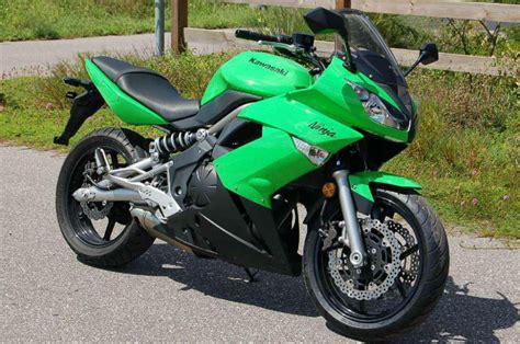 In this version sold from year 2007 , the dry weight is 177.8 kg (392.0 pounds) and it is. 2009 Kawasaki Ninja 650R Sportbike for sale on 2040-motos