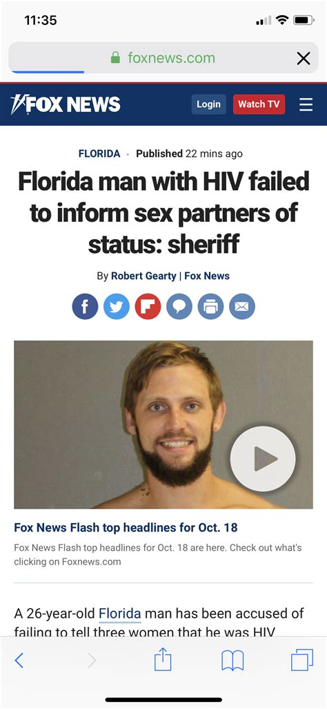 Check your email or phone, get the code, enter it. Florida man (strikes again) with HIV failed to inform sex ...