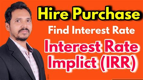 This moving outstanding principal goes into the average daily balance (adb) calculation.6. #1E Hire Purchase (Calculate Rate of Interest By Internal ...