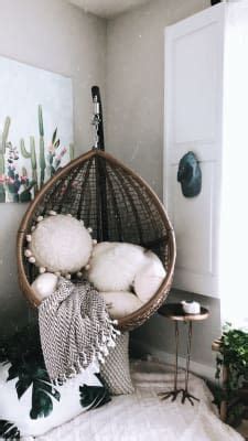 Living room, bedroom, dining room, patio Love dis | Comfortable bedroom decor, Hanging egg chair ...