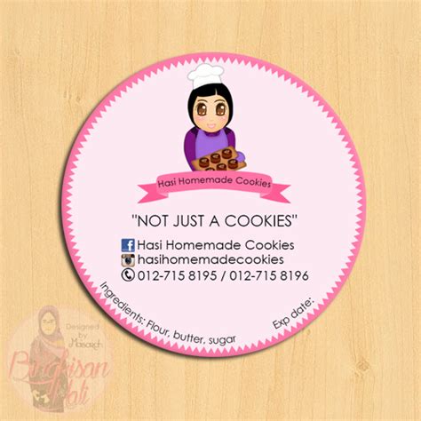 Descubre miles de psd premium disponibles en formato psd y jpg. Tempahan Design Stiker dan Doodle Hasi Homemade Cookies