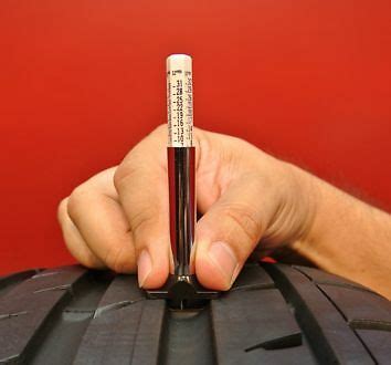 Be sure to check the tire depth/tread regularly to help avoid sliding and skidding on the roads while braking. How To use a Tire Depth tread Gauge, in a used tire | eBay