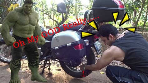 Jump start motorbike trick what a dead motorcycle battery sounds like. Cranking a motorcycle with Dead Battery no kick start ...