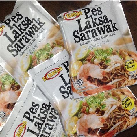 Harga pes laksa sarawak haji manan : (READY STOCK) PES LAKSA SARAWAK HJ. MANAN 200GM | Shopee ...