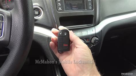 Genuine, original oem (factory dodge) remote. 2017 Dodge Journey Lost key replacement - YouTube