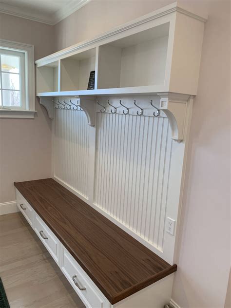 Cnc was founded by the idea that a beautiful kitchen should be accessible to everyone. Open Concept Mudroom - Essex Bay Cabinetry and Design