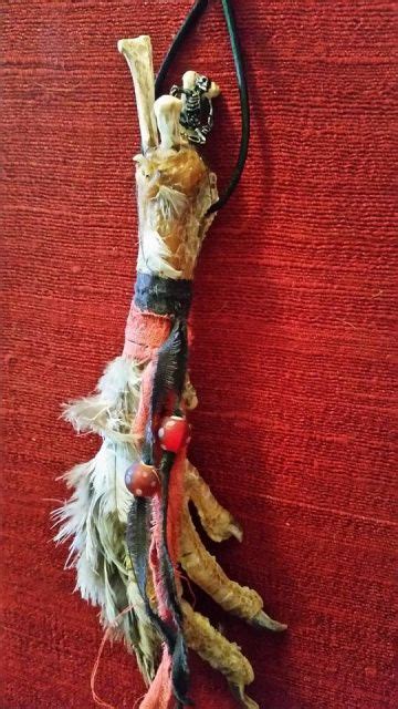 Sold by ovis at driftwood. VooDoo Chicken Foot - evil warding - Bones | Voodoo ...