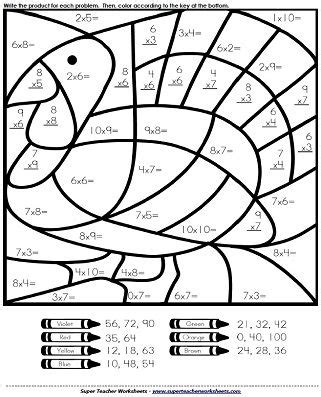 You'll find word searches, grammar activities, coloring pages, and lots more educational content!. Thanksgiving Math Coloring Pages at GetColorings.com ...