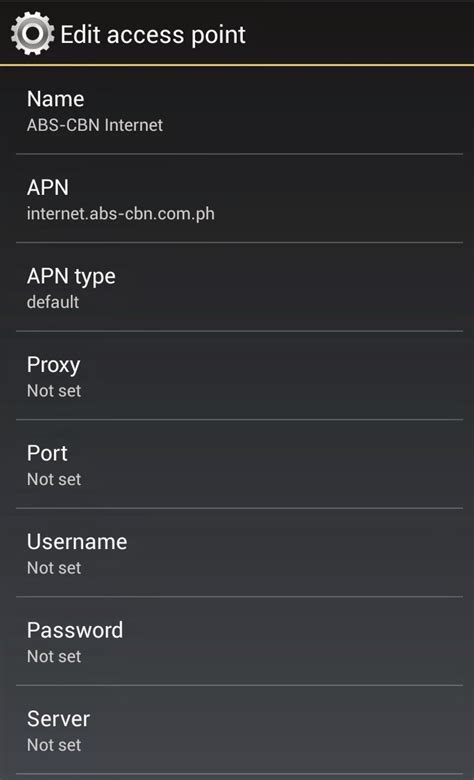 Pada pembahasan aplikasi internet gratis android ini admin akan melengkapinya dengan cara setting. ABS-CBN Mobile Sim Internet / 3G / GPRS APN Manual Settings - HowToQuick.Net