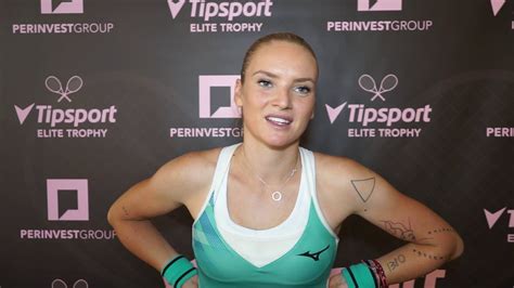 Martincová has won four singles titles on the itf circuit. Tereza Martincová po výhře nad Jekatěrinou Alexandrovovou ...