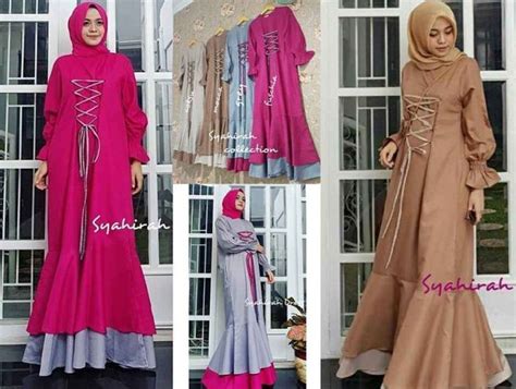 Hijab yang dipakai mempunyai model yang sangat besar hingga menutupi bagian tubuhmu. Baju Gamis Anak Remaja 2019 | Model pakaian, Baju anak ...