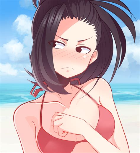 Yaoyorozu sighed in relief as some of the extra pressure on her feet was released. Momo Yaoyorozu by CooliSushi on Newgrounds