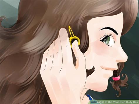 The way curly hair gets cut affects its health, bounciness, and definition. 4 Ways to Cut Your Own Curly Hair - wikiHow